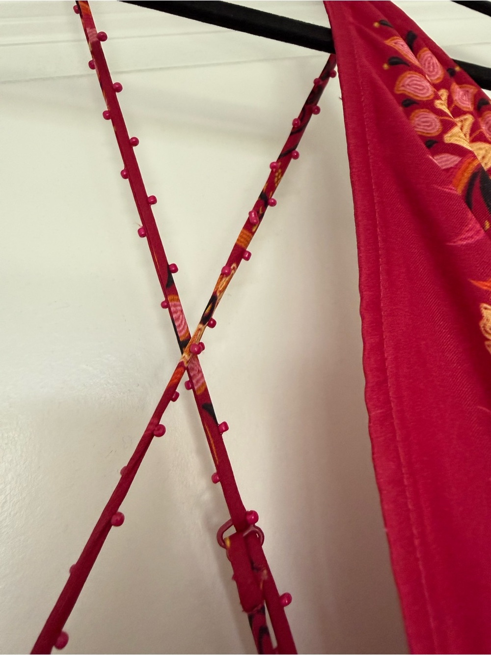 FARM Rio Red Halter-Style Printed Maxi Dress - Picture 5 of 9